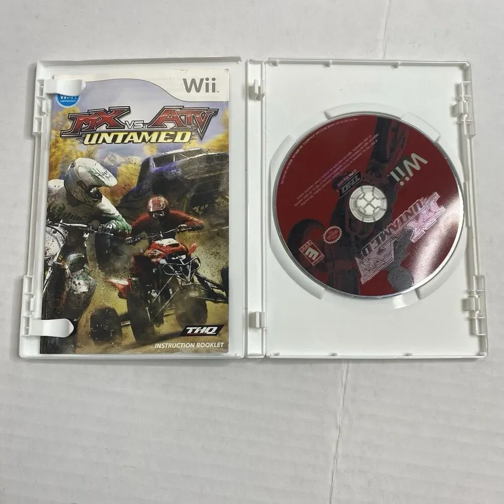 Wii WWII Aces, My Sims Racing, MX Vs ATV Untamed Games Lot Of 3 Tested